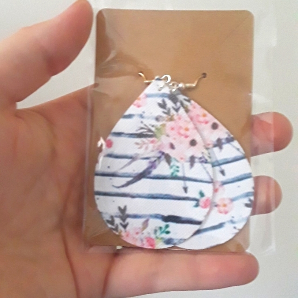 handmade teardrop earrings